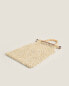 Фото #3 товара Rattan textured paper mesh beach bag