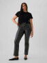 Фото #9 товара High Rise Recycled Vegan Leather '90s Straight Pants