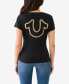 Фото #2 товара Women's Short Sleeve Horseshoe V-Neck T-shirt