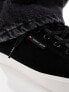 Tommy Jeans vulcanized suede trainers in black