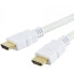 Techly ICOC-HDMI-4-010WH - 1 m - HDMI Type A (Standard) - HDMI Type A (Standard) - 4096 x 2160 pixels - 3D - White