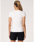 ფოტო #3 პროდუქტის Women's Rebody Essentials Fitted Short Sleeve Top For Women