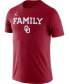 ფოტო #3 პროდუქტის Men's Crimson Oklahoma Sooners Family T-shirt