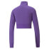 Фото #2 товара Puma Lipa X T7 Cropped Jacket Womens Purple Casual Athletic Outerwear 53662890