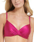 Фото #3 товара Women's Twist-Front Underwire Bikini Top