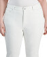 Trendy Plus Size Mid-Rise Skinny Cropped Jeans