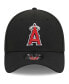 Men's Black Los Angeles Angels Logo 39THIRTY Flex Hat