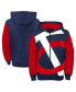 ფოტო #1 პროდუქტის Big Boys Navy, Red Minnesota Twins Postcard Full-Zip Hoodie Jacket