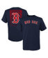 ფოტო #1 პროდუქტის Big Boys Fanatics Navy Boston Red Sox Curveball T-shirt