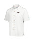 Men's White Arkansas Razorbacks Castaway Game Camp Button-Up Shirt