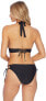 Фото #4 товара Ella Moss 172388 Women's Gilded Age Lace-up Bikini Bottom Black Size M