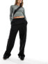 Фото #1 товара Noisy May ankle drawstring trouser in black