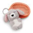 Фото #4 товара Сувенирный брелок или ключница для геймеров NICI Sleeping Pets Dog Poodle Grey 8 cm Basket Key Ring