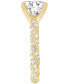 ფოტო #4 პროდუქტის Certified Lab Grown Diamond Solitaire Twist Engagement Ring (3-1/2 ct. t.w.) in 14k Gold