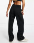 Фото #5 товара Y.A.S high waisted wide leg plisse trousers in black