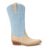 Фото #1 товара COCONUTS by Matisse Banks Pointed Toe Cowboy Womens Beige, Blue Casual Boots BA