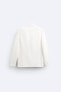 Фото #7 товара Костюмный пиджак из 100% льна ZARA