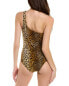 Фото #2 товара Купальник Melissa Odabash Palermo One-Shoulder One-Piece, женский, коричневый 40