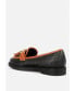ფოტო #3 პროდუქტის Women's Oxford tassel detail raffia loafers