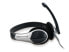 Фото #1 товара Игровая гарнитура Conceptronic Stereo Headset - Head-band - офисная/для колл-центра - черно-серый - бинауральная - 2 м