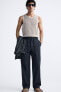 COTTON - LINEN TROUSERS