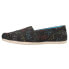 Фото #3 товара TOMS Alpargata Slip On Womens Black Flats Casual 10017287T