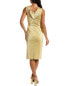 Theia Emmy Cocktail Dress Women's Yellow 8