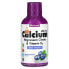 Фото #1 товара Liquid Calcium Magnesium Citrate & Vitamin D3, Blueberry, 16 fl oz (473 ml)