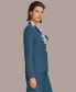 ფოტო #3 პროდუქტის Donna Karan Women's Collarless Turnlock Blazer