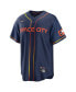 ფოტო #3 პროდუქტის Men's Alex Bregman Navy Houston Astros City Connect Replica Player Jersey