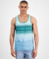 Фото #1 товара Men's Soft Striped Tank Top, Created for Macy's