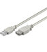 Фото #1 товара Wentronic USB Verl AA 060 HiSpeed 0.6m - 0.6 m - USB A - USB A - Male/Female - Grey