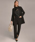 Фото #3 товара Donna Karan Women's Collarless Hardware Blazer