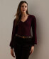 ფოტო #1 პროდუქტის Women's Blouson-Sleeve Sweater