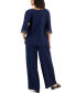 ფოტო #3 პროდუქტის Women's Wide Leg Gauze Pants, Created for Macy's