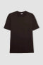 Erkek T-Shirt Haki V7699AZ/KH221
