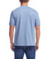Фото #2 товара Men's Short Sleeve Sueded Microstripe Henley Shirt