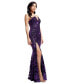 ფოტო #3 პროდუქტის Women's Sequined Embroidered Strapless Gown