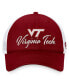 Фото #2 товара Women's Maroon, White Virginia Tech Hokies Charm Trucker Adjustable Hat