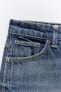 Фото #4 товара Джинсовые шорты trf с регулируемыми хлястиками ZARA