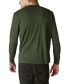 Фото #2 товара Men's Venice Burnout Long Sleeve Split Neck T-Shirt