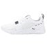 Фото #6 товара Puma Wired Run Signature Running Mens White Sneakers Athletic Shoes 384601-01