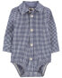 Фото #5 товара Baby Gingham Button-Front Bodysuit 18M