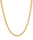 Macy's cuban Link 18" Chain Necklace in 10k Gold Желтый, 18 inches - фото #1