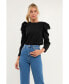 ფოტო #2 პროდუქტის Women's Puff Long Sleeve Top