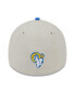 Фото #5 товара Men's Stone, Royal Los Angeles Rams 2023 NFL Draft 39THIRTY Flex Hat