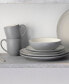 Colorwave Coupe 16-Pc. Dinnerware Set, Service for 4