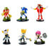 SONIC Articulated Pack 6 In Caja Deluxe Figure