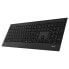 Hama Rapoo 9500M - Full-size (100%) - RF Wireless - QWERTZ - Black - Mouse included