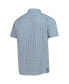 ფოტო #4 პროდუქტის Men's Carolina Blue North Carolina Tar Heels Rapid Rivers Logo Button-Down Shirt